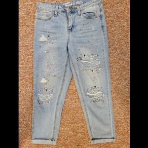 Hippie Laundry Bedazzled Jean Capris